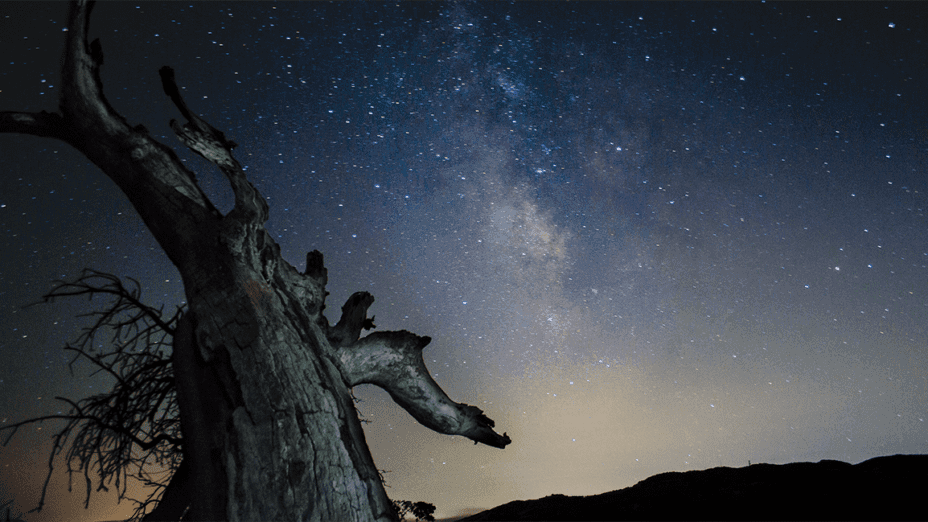 Stargazing Night on Mount Diablo - The Moon
