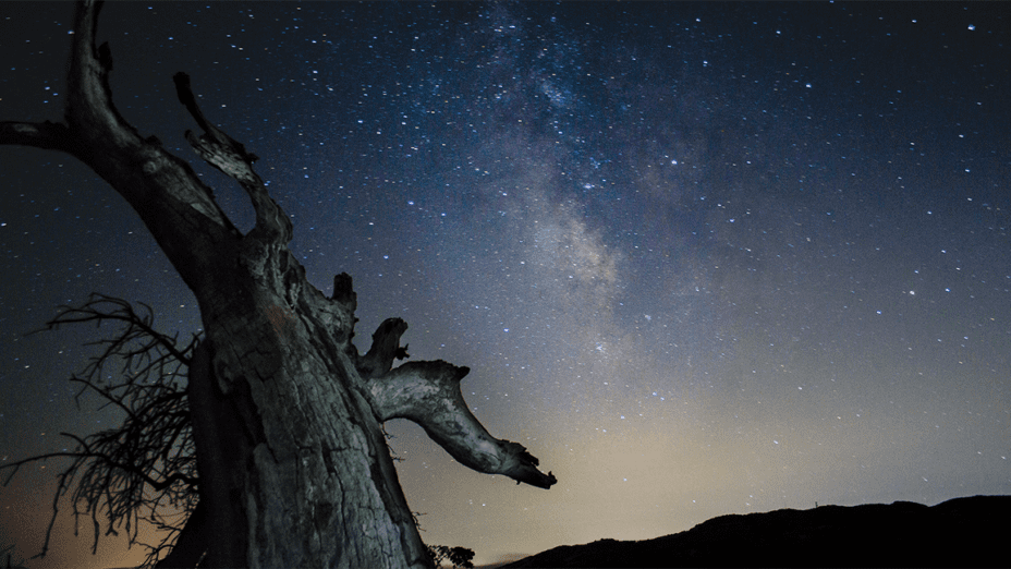 Stargazing Night on Mount Diablo - The Moon